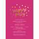 Raspberry Surprise Party Confetti Dot Invitations Image 4 of 6